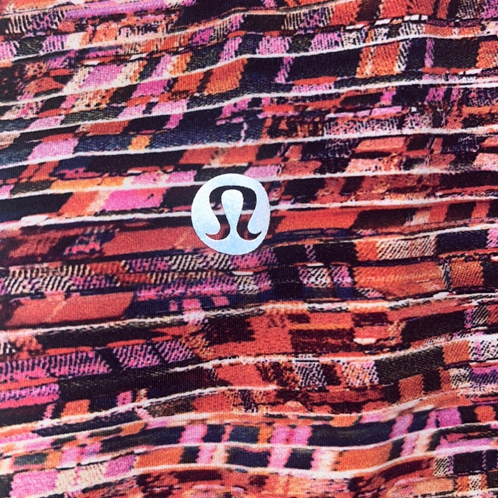 Lululemon wonder train running leggings 5 pocket raw hem Size 8 women’s